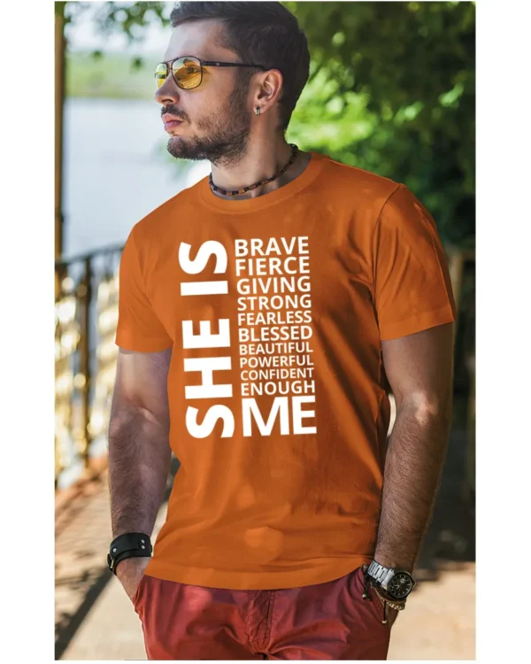 Koszulka Ona to ja, koszulka, koszulka męska, t-shirt męski, koszulka męska z nadrukiem, koszulka z napisem