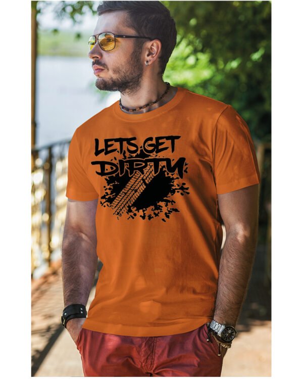Koszulka Let's get Dirty <br>Off-road i Zabawa - Unisex, dla niego