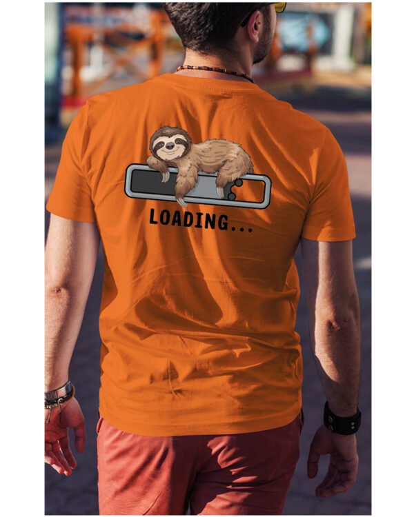 Koszulka Loading Leniwiec <br>Ładowanie energii - Unisex, dla niego
