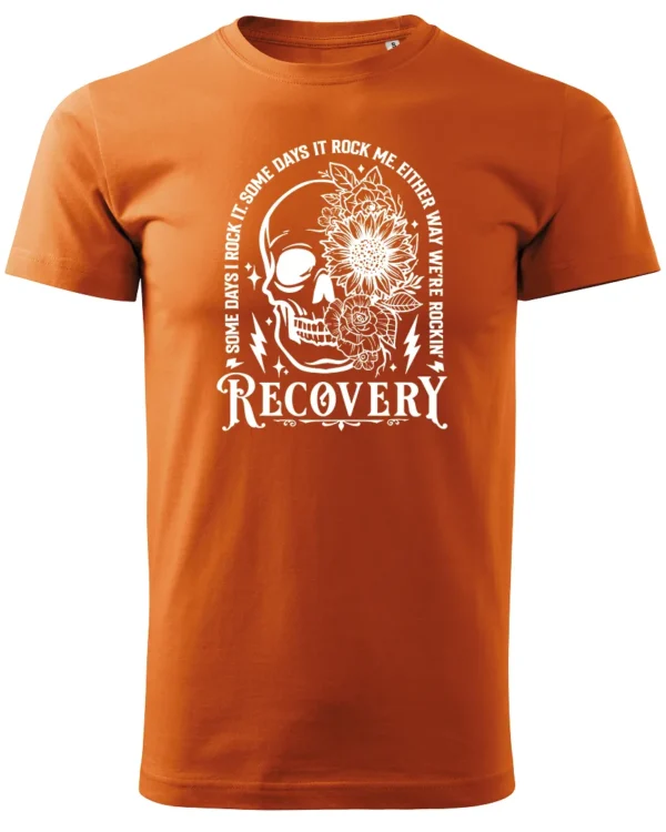 Koszulka Recovery <br>Rock'n'rollowy powrót - Unisex, dla niej, edycja White