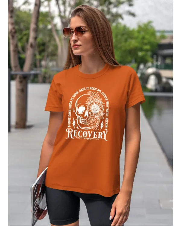 Koszulka Recovery <br>Rock'n'rollowy powrót - Unisex, dla niej, edycja White