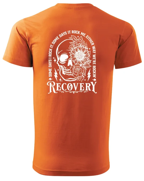 Koszulka Recovery <br>Rock'n'rollowy powrót - Unisex, dla niej, edycja White