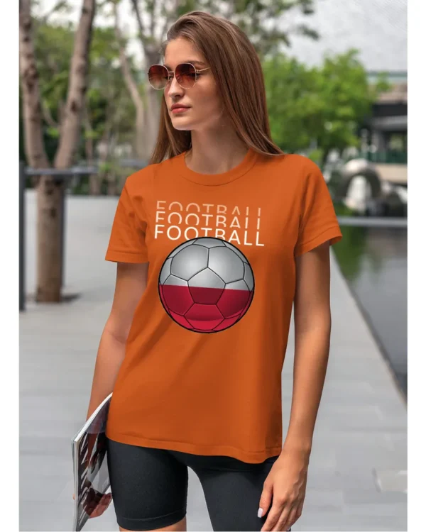 Koszulka Football <br>Miłość do gry - Unisex, dla niej