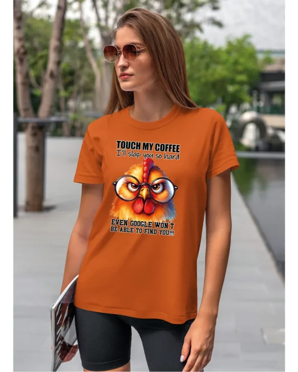 Koszulka Touch my Coffee <br>I'll slap you so hard - Unisex, dla niej
