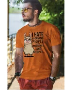 Koszulka I Hate Mornings <br>And people - Unisex, dla niego