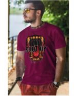 Koszulka unisex napis “Shut up”, dla niego – wybierz kolor!