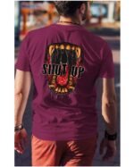 Koszulka unisex napis “Shut up”, dla niego – wybierz kolor!