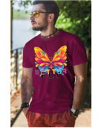 Koszulka unisex motyl “Better fly”, dla niego – wybierz kolor!
