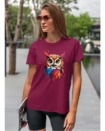 Koszulka unisex "Sowa", dla niej – wybierz kolor!