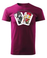Koszulka unisex napis “God save me from false friends”, dla niej – wybierz kolor!