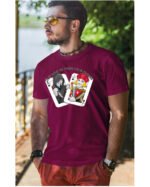 Koszulka unisex napis “God save me from false friends”, dla niego – wybierz kolor!