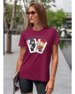Koszulka unisex napis “God save me from false friends”, dla niej – wybierz kolor!