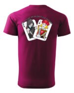 Koszulka unisex napis “God save me from false friends”, dla niej – wybierz kolor!