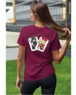 Koszulka unisex napis “God save me from false friends”, dla niej – wybierz kolor!
