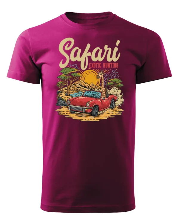 Koszulka unisex "Przygoda w safari", dla niej – wybierz kolor!