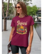 Koszulka unisex "Przygoda w safari", dla niej – wybierz kolor!