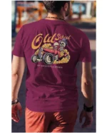 Koszulka unisex vintage samochód "Hot rod", dla niego – wybierz kolor!