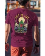 Koszulka unisex "Fitness z zombie, trenuj by przeżyć", dla niego – wybierz kolor!