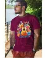 Koszulka unisex "Odlotowa gitara – brzmienie, które unosi", dla niego – wybierz kolor!