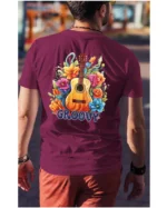 Koszulka unisex "Odlotowa gitara – brzmienie, które unosi", dla niego – wybierz kolor!