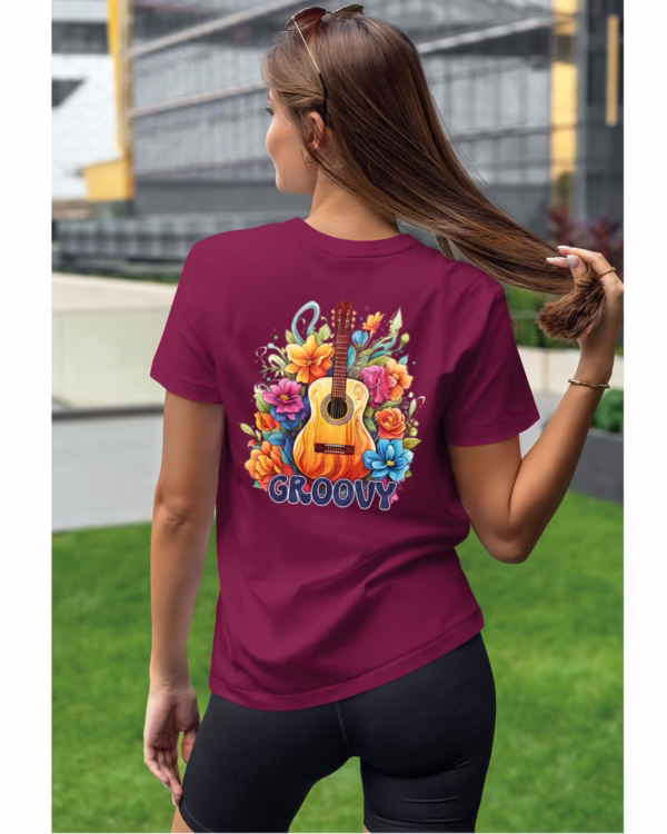 Koszulka unisex "Odlotowa gitara – brzmienie, które unosi", dla niej – wybierz kolor!