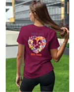 Koszulka unisex "Wybierz miłość nad wojną – siła wolności", dla niej – wybierz kolor!