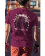 Koszulka unisex "Chwila relaksu – spokój w każdym oddechu", dla niego – wybierz kolor!