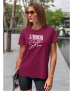Koszulka Silniejsza niż burza - edycja White UNISEX