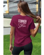 Koszulka Silniejsza niż burza - edycja White UNISEX