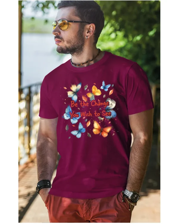 Koszulka Bądź zmianą, którą chcesz zobaczyć - Unisex