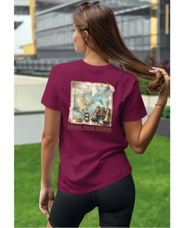 Koszulka Odkrywaj , marz, doświadczaj - Unisex