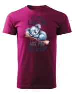 Koszulka Śpiąca koala, "Let me sleep" - Unisex