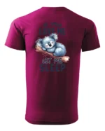 Koszulka Śpiąca koala, "Let me sleep" - Unisex