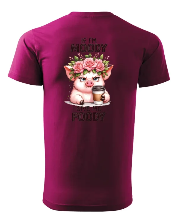 Koszulka Gdy mam humorki, daj mi jedzonko - Unisex
