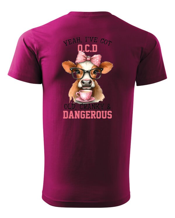 Koszulka OCD Old, Cranky and Dangerous! UNISEX
