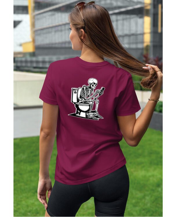 Koszulka Szkielet na toalecie UNISEX