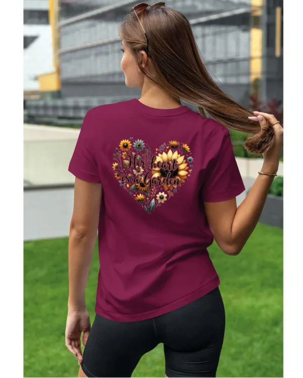 Koszulka Her heart is a garden UNISEX
