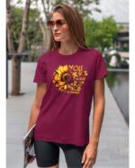Koszulka Żyjesz tylko raz <br>ciesz się każdą chwilą - Unisex, dla niej