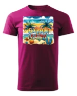Koszulka Plażowy luz <br>idealna na letnie dni - Unisex, dla niego
