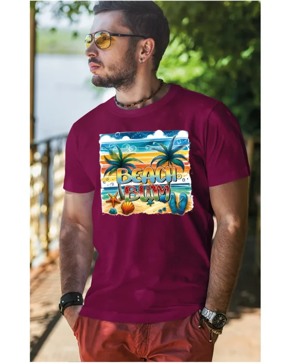 Koszulka Plażowy luz <br>idealna na letnie dni - Unisex, dla niego