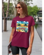 Koszulka Plażowy luz <br>idealna na letnie dni - Unisex, dla niej