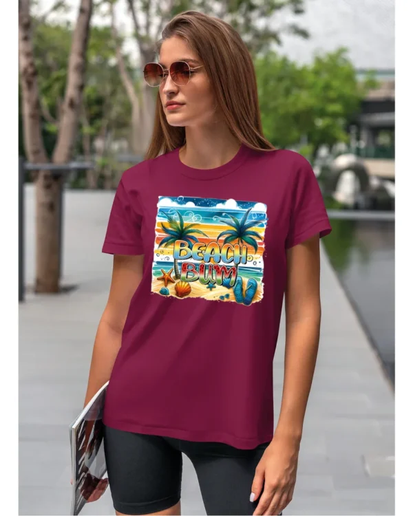 Koszulka Plażowy luz <br>idealna na letnie dni - Unisex, dla niej