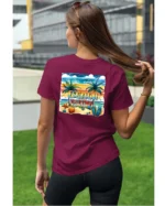Koszulka Plażowy luz <br>idealna na letnie dni - Unisex, dla niej
