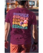 Koszulka Lato pełne smaku <br>delektuj się słodkimi chwilami - Unisex, dla niego