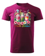 Koszulka Witaj Lato! <br>ciesz się owocowymi smakami - Unisex, dla niego