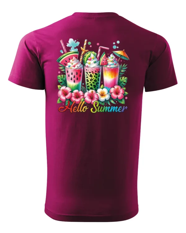 Koszulka Witaj Lato! <br>ciesz się owocowymi smakami - Unisex, dla niego
