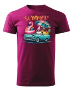 Koszulka Lato pełne radości <br>wyrusz w podróż do przygód - Unisex, dla niego