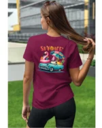Koszulka Lato pełne radości <br>wyrusz w podróż do przygód - Unisex, dla niej