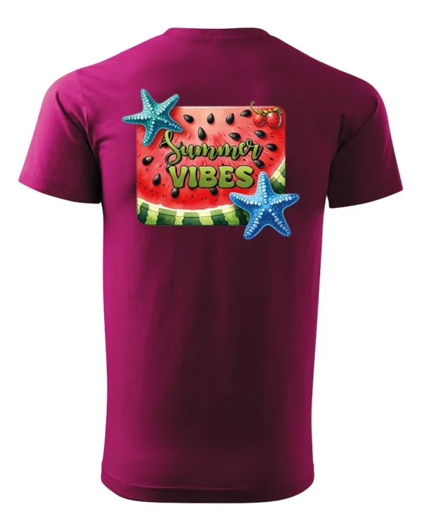 Koszulka Letnie wibracje <br>poczuj radość lata - Unisex, dla niego