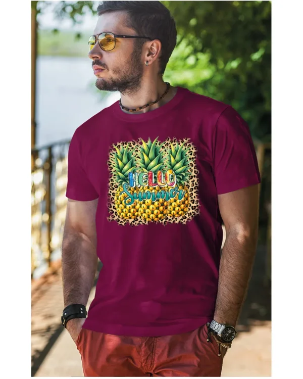 Koszulka Owocowe Lato <br>poczuj tropikalne wibracje - Unisex, dla niego